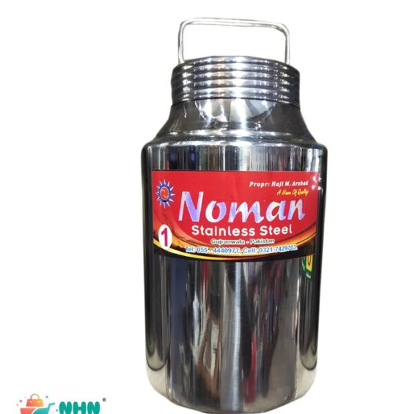 Stainless Steel Milk & Oil Canister – Food Grade Bucket 1.5L to 4.5L Capacity